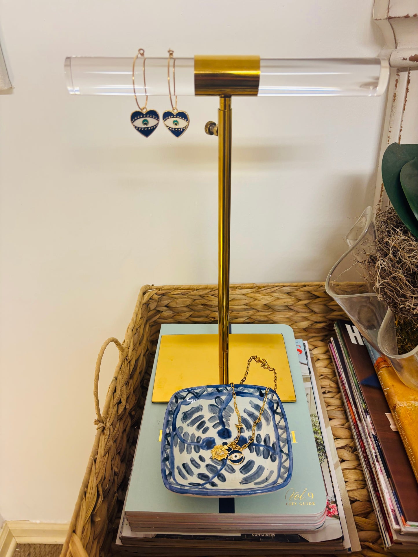 Small evil eye necklace