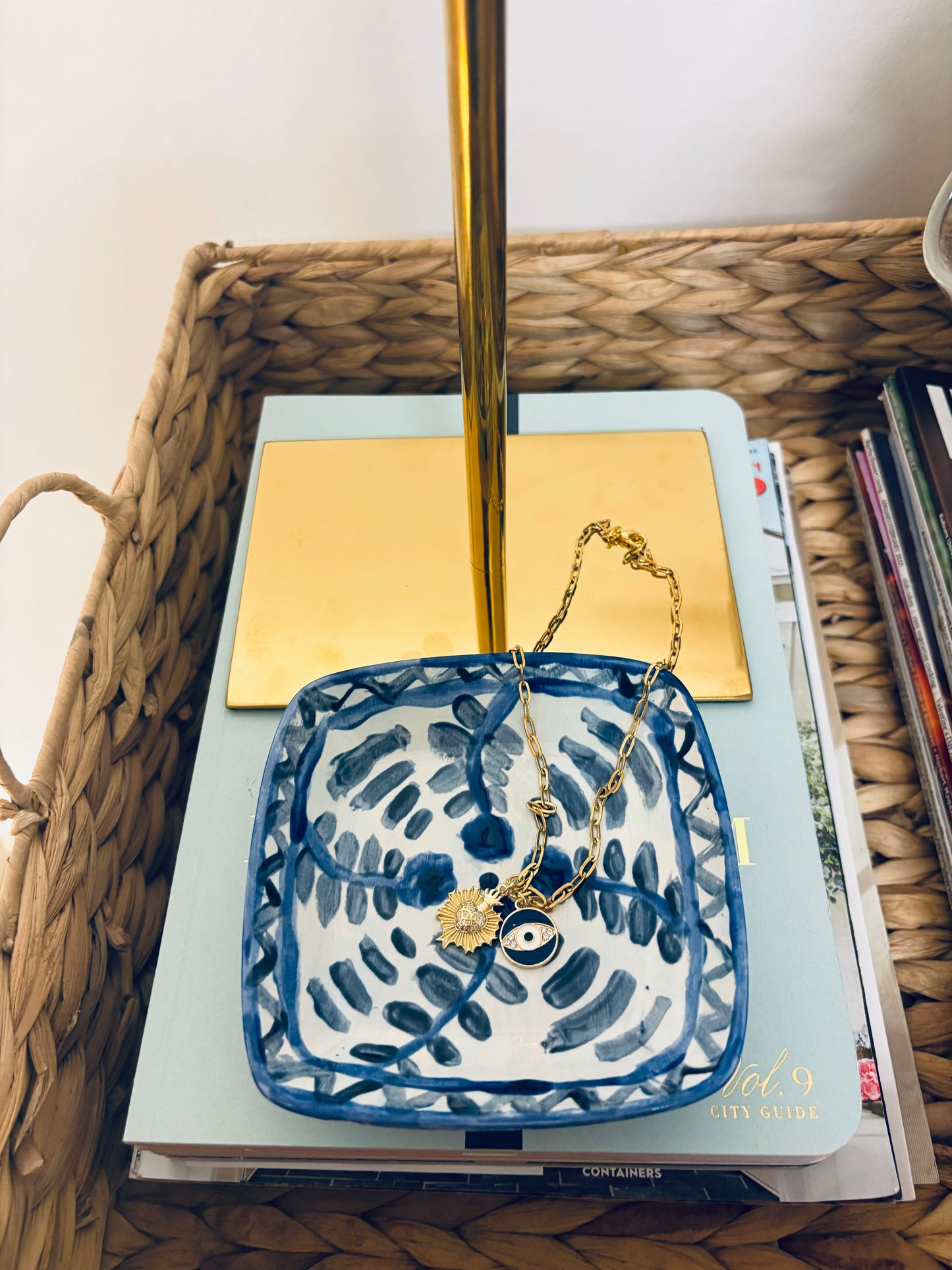 Small evil eye necklace