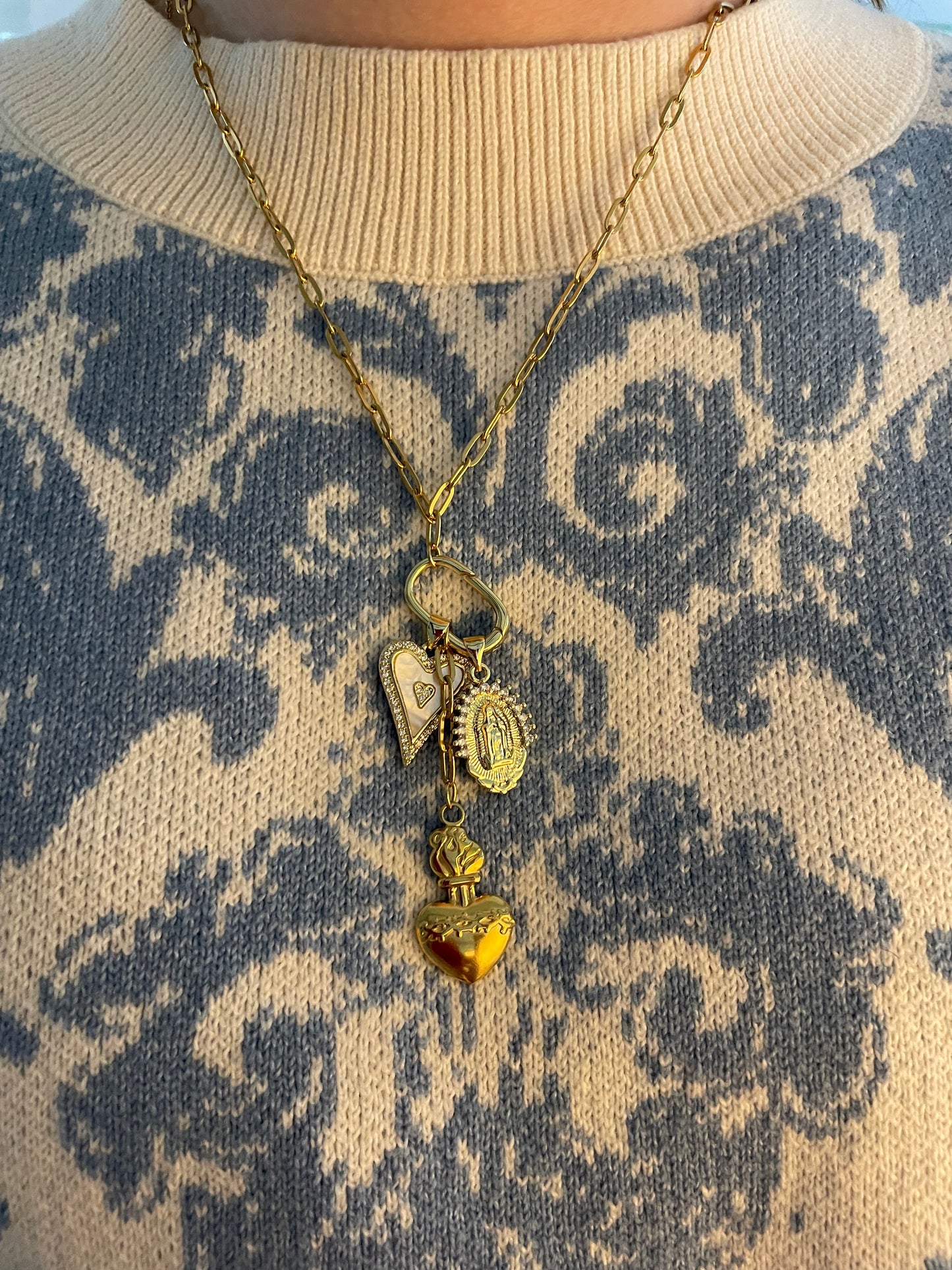 Love charm necklace